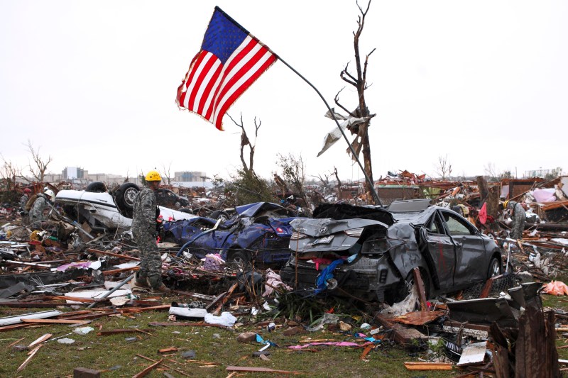 Oklahoma Guard Conduct Search, Rescue Operations in Moore, Okla.