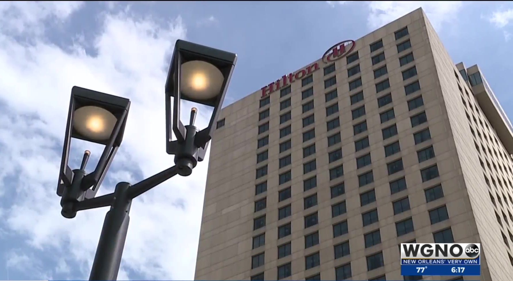 Guests at local Hilton Hotel say management tried to kick them out after Hurricane Ida