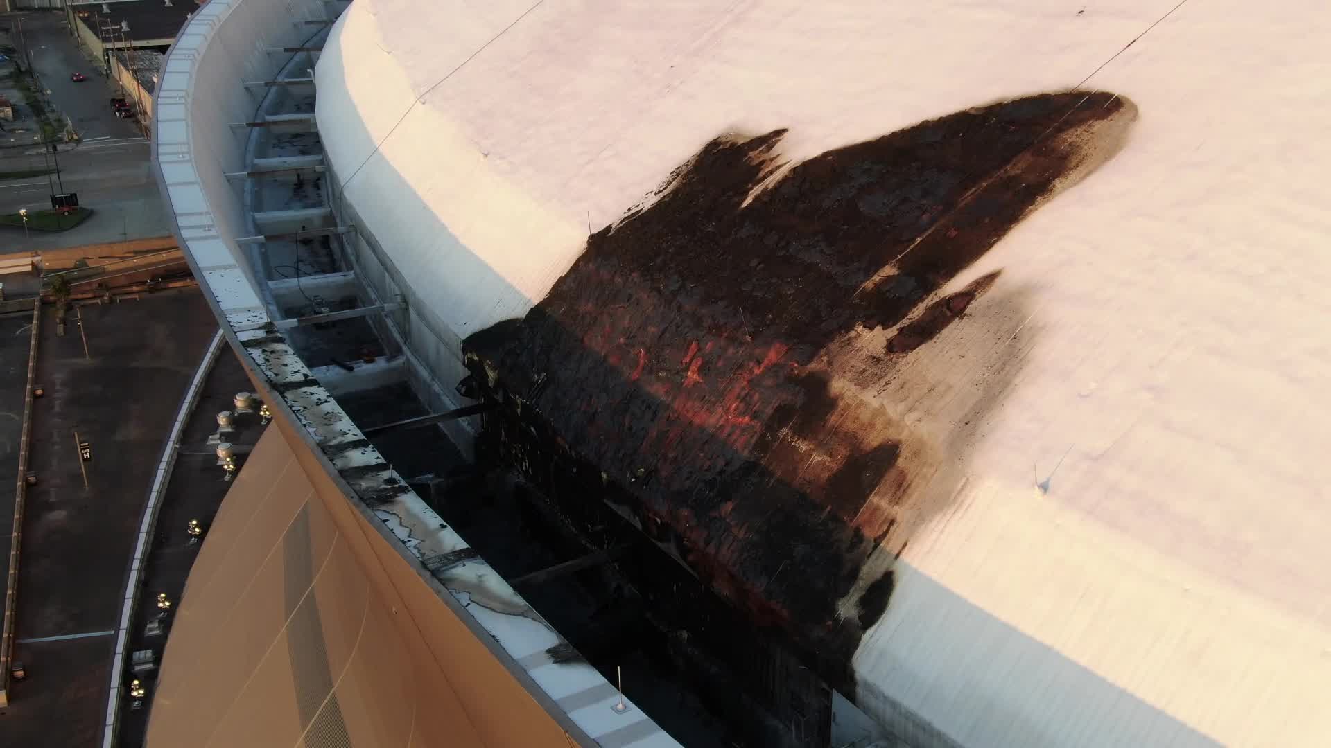 https://digital-release.wgno.com/news/dynamic-drone-footage-of-damage-done-by-superdome-roof-fire/