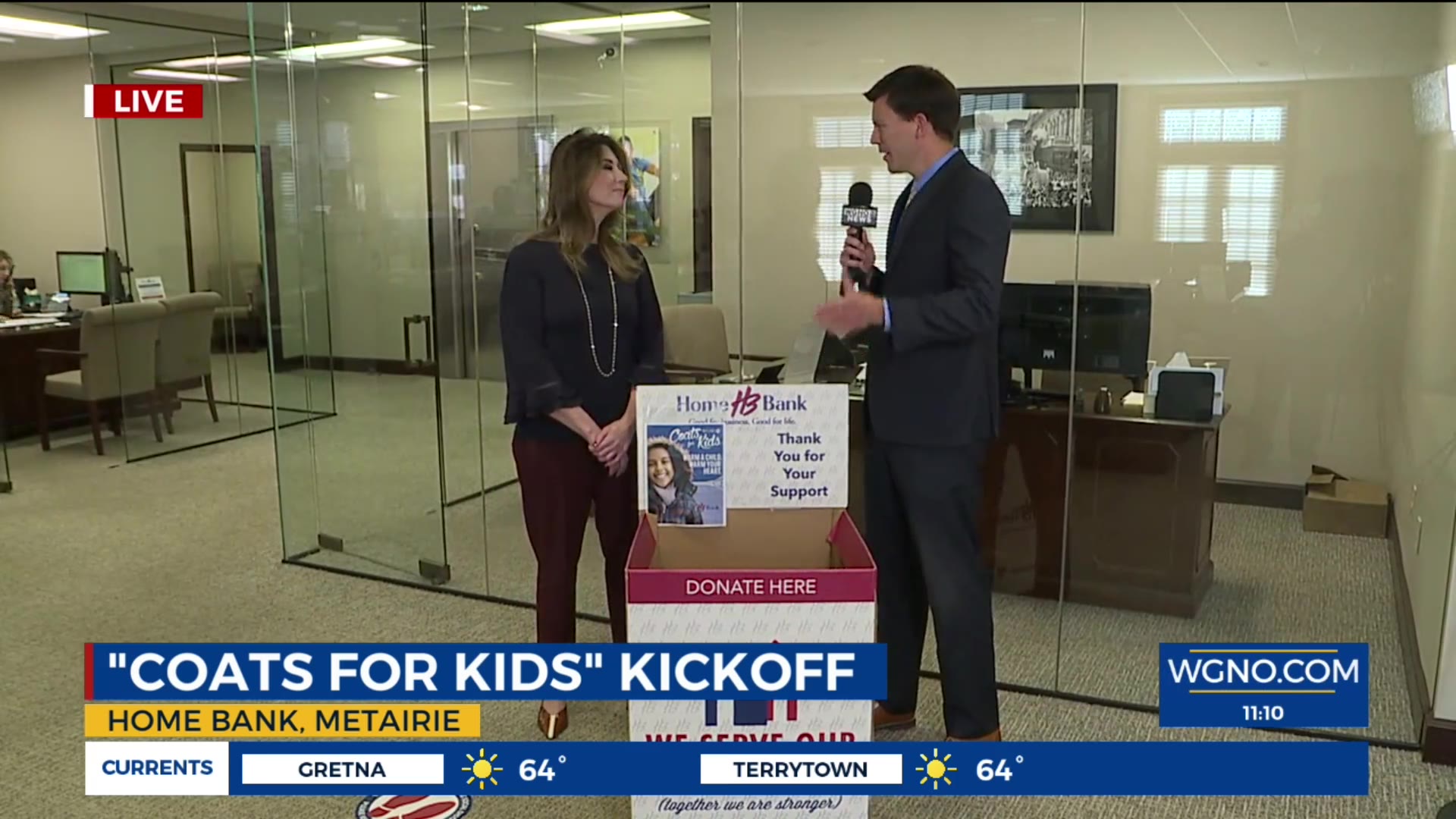 Coats for Kids at Home Bank